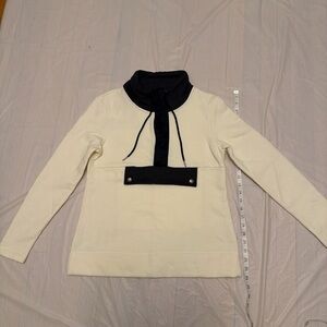 & Other Stories Cream and Black Hoodie